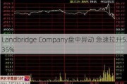 Landbridge Company盘中异动 急速拉升5.35%