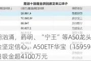 回购潮汹涌，药明、“宁王”等A50龙头榜上有名！资金坚定信心，A50ETF华宝（159596）单日吸金超4100万元