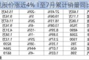 中国重汽股价涨近4% 1至7月累计销量同比增长4%