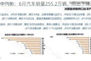 中汽协：6月汽车销量255.2万辆，同比下降2.7%