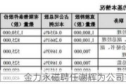 金力永磁聘任谢辉为公司首席财务官