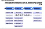 期权监管的要点