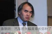 袁钢明：汽车的大幅度增长弥补了房地产的下滑