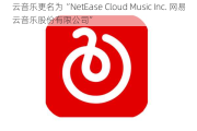 云音乐更名为“NetEase Cloud Music Inc. 网易云音乐股份有限公司”