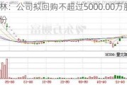 ST万林：公司拟回购不超过5000.00万股公司股份