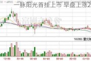 一脉阳光首挂上市 早盘上涨2.80%