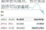 高盛CEO：美联储仍有可能降息50基点，预计美国经济可以软着陆