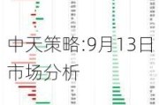 中天策略:9月13日市场分析