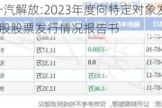 一汽解放:2023年度向特定对象发行A股股票发行情况报告书