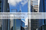 MONGOLMINING(00975)：2024年6月3日行使购股权发行11.6万股