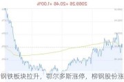 钢铁板块拉升，鄂尔多斯涨停，柳钢股份涨超4%