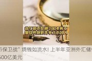 “货币保卫战”烧钱如流水! 上半年亚洲外汇储备下降约500亿美元