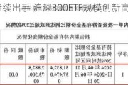 中央汇金持续出手 沪深300ETF规模创新高