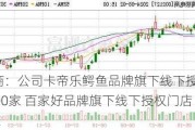 南极电商：公司卡帝乐鳄鱼品牌旗下线下授权门店逾1000家 百家好品牌旗下线下授权门店逾120家