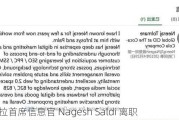 特斯拉首席信息官 Nagesh Saldi 离职