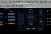 理想汽车7月内全量推送无图NOA 发布端到端+VLM全新自动驾驶技术架构