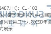 科笛-B(02487.HK)：CU-10201(外用4%米诺环素泡沫剂)中国III期临床试验结果获第二十九次CSD年会接受以电子壁报形式展示