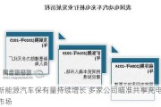 新能源汽车保有量持续增长 多家公司瞄准共享充电市场