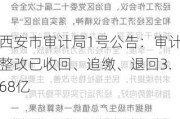 西安市审计局1号公告：审计整改已收回、追缴、退回3.68亿