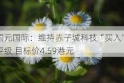 国元国际：维持赤子城科技“买入”评级 目标价4.59港元