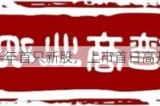 安乃达：下半年首只新股，上市首日高开 94.84%