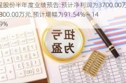 远程股份半年度业绩预告:预计净利润为3700.00万元 ~ 4800.00万元,预计增幅为91.54% ~ 148.49%