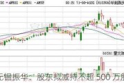 无锡振华：股东拟减持不超 500 万股