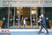 恒生银行(00011.HK)5月30日耗资3802.9万港元回购35万股