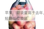 苹果：套袋量高于去年，短期低位震荡