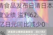 日清食品发布日清日本年度业绩 溢利62.13亿日元同比减少0.22%