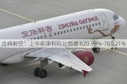 吉祥航空：上半年净利同比预增 620.99%-781.21%