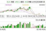 南宁百货：预计2024年上半年净利润为205万元左右