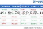 必易微（688045）盘中异动 股价振幅达11.34%  上涨7.98%（06-18）