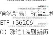 悄然新高！标普红利ETF（562060）涨逾1%刷新历史新高，险资举牌两连发，红利资产估值体系迎来新支撑！