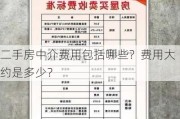 二手房中介费用包括哪些？费用大约是多少？