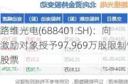 路维光电(688401.SH)：向激励对象授予***.969万股限制性股票