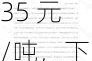 天然橡胶期货主力合约报收 15235 元/吨，下挫 2.03%