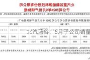 北汽蓝谷：6月子公司销量9574辆