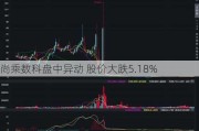 尚乘数科盘中异动 股价大跌5.18%