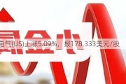 通用电气(US)上涨5.09%，报178.333美元/股