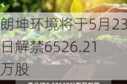 朗坤环境将于5月23日解禁6526.21万股