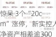 惊呆 3个“20cm”涨停，新实控人净资产相差逾300倍！消费电子进入复苏通道 底部放量股名单揭晓