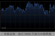 华泰证券：发行 5000 万美元中期票据