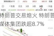 特朗普交易熄火 特朗普媒体集团跌超8.7%