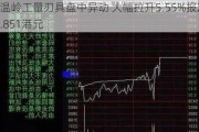 温岭工量刃具盘中异动 大幅拉升5.55%报2.851港元