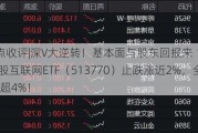 ETF热点收评|深V大逆转！基本面与股东回报来“点火”，港股互联网ETF（513770）止跌涨近2%，全天振幅超4%！