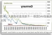 欧洲三大股指收盘涨跌不一 德国DAX指数跌0.35%