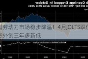 美国劳动力市场稳步降温！4月JOLTS职位空缺意外创三年多新低