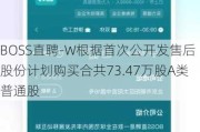 BOSS直聘-W根据首次公开发售后股份***购买合共73.47万股A类普通股