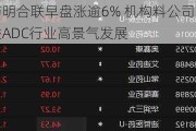 药明合联早盘涨逾6% 机构料公司受益ADC行业高景气发展